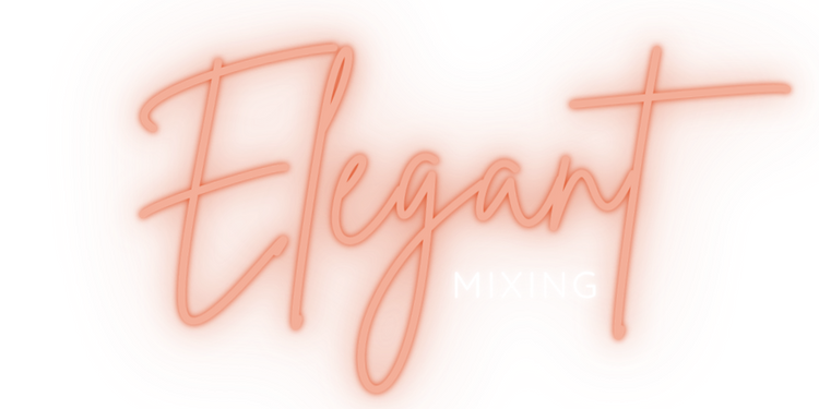 elegant mixing logo